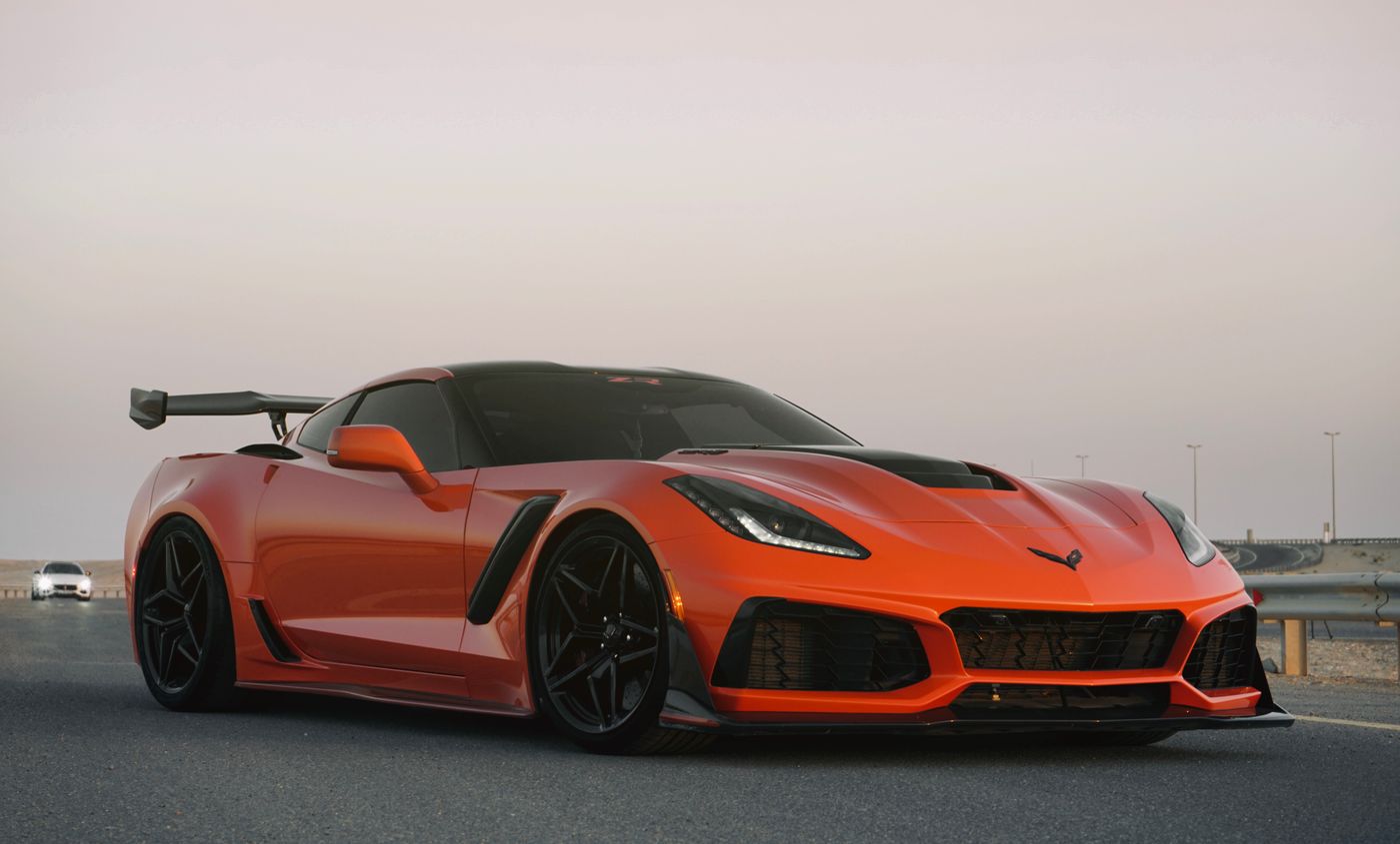Orange performance coupe, an illustrative image for the fictional SAA RS concept